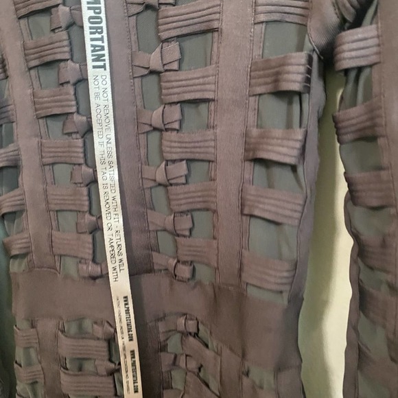 House of CB Lola Cage Dress in Charcoal Size Small - Picture 6 of 8